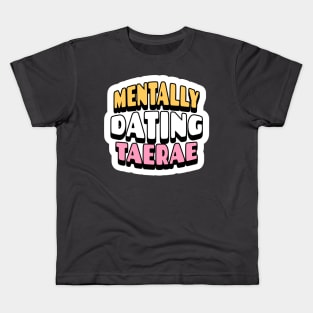 Zero base one zb1 mentally dating kim taerae zerose typography | Morcaworks Kids T-Shirt